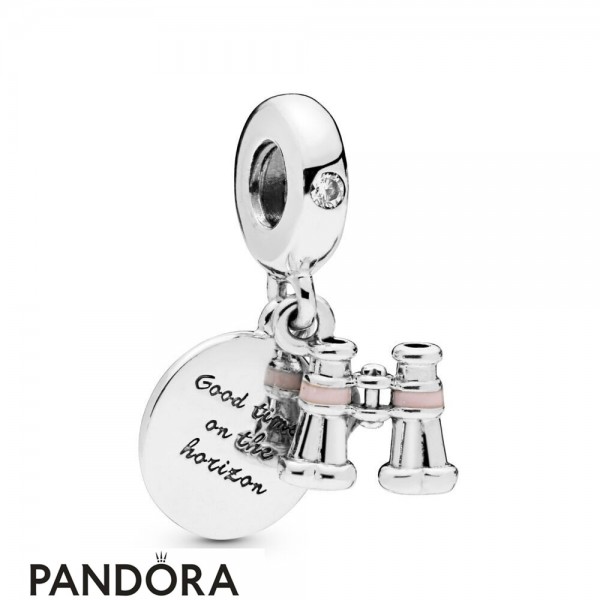 Women's Pandora Jewellery Heart Binoculars Charm Dangle