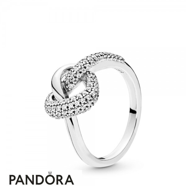 Women's Pandora Jewellery Knotted Heart Ring