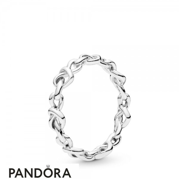Women's Pandora Jewellery Knotted Hearts Ring