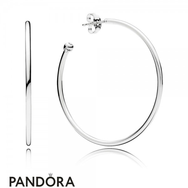 Women's Pandora Jewellery Large Hoop Earrings