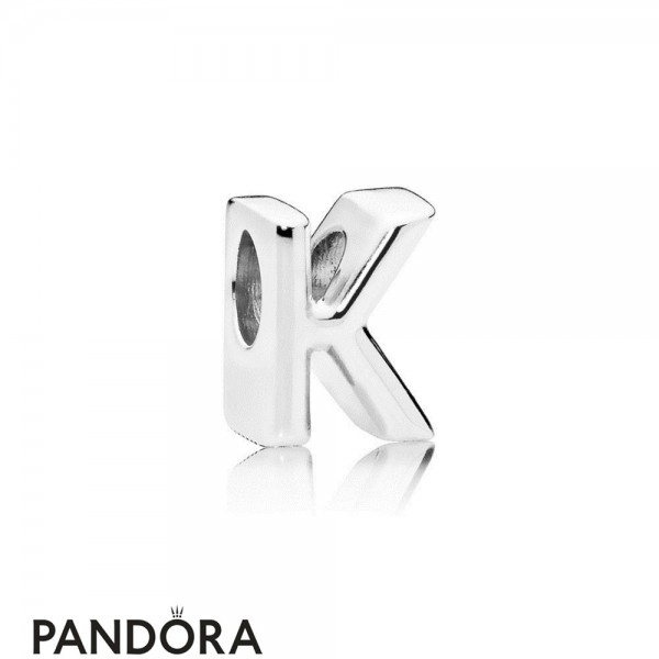 Women's Pandora Jewellery Letter K Charm