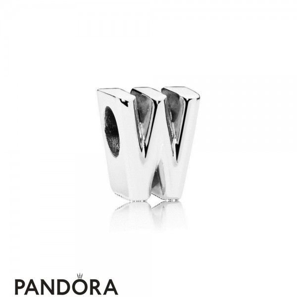 Women's Pandora Jewellery Letter W Charm