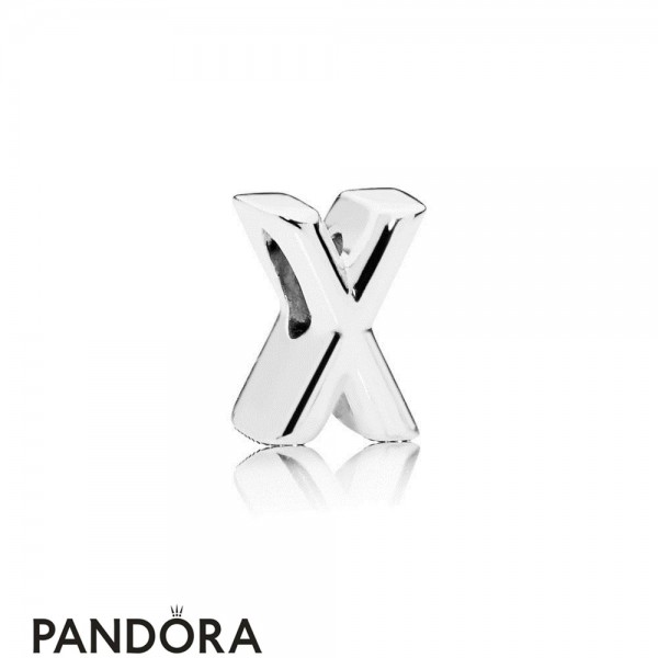 Women's Pandora Jewellery Letter X Charm