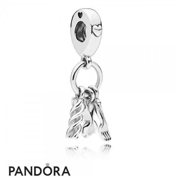 Women's Pandora Jewellery Love Pasta Hanging Charm