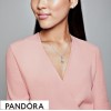 Women's Pandora Jewellery Lucky Four Leaf Clover Necklace Pendant