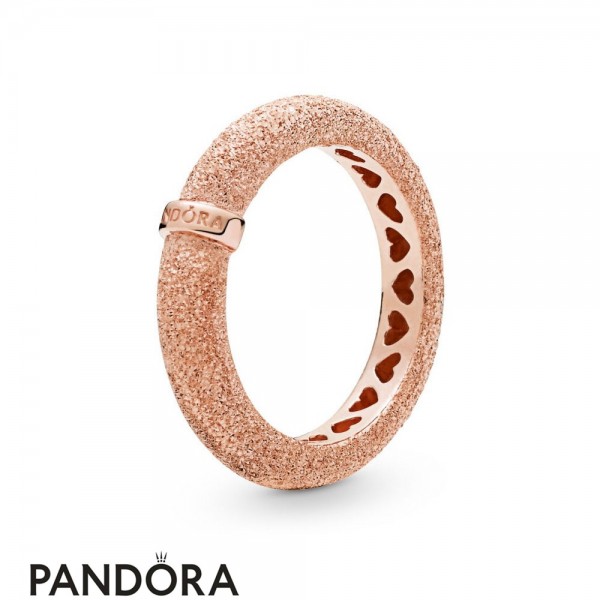Women's Pandora Jewellery Matte Brilliance Ring Pandora Jewellery Rose