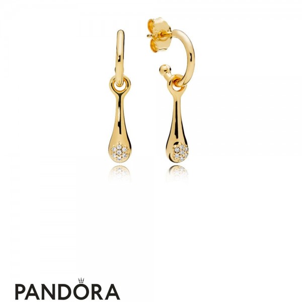 Women's Pandora Jewellery Modern Lovepods Earrings Clear