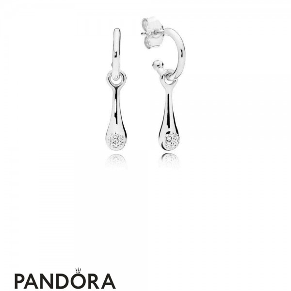 Women's Pandora Jewellery Modern Lovepods Earrings Cz