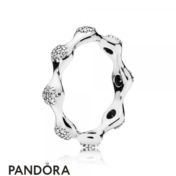 Women's Pandora Jewellery Modern Lovepods Ring Cz