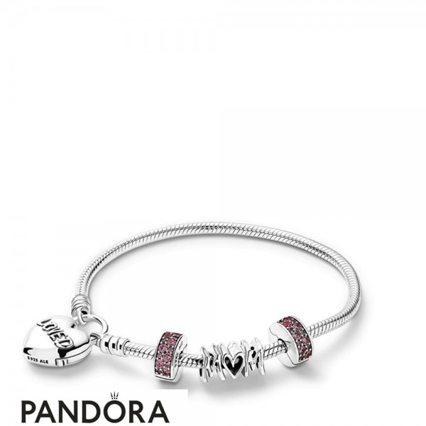 Women's Pandora Jewellery Mom Bracelet Gift Set