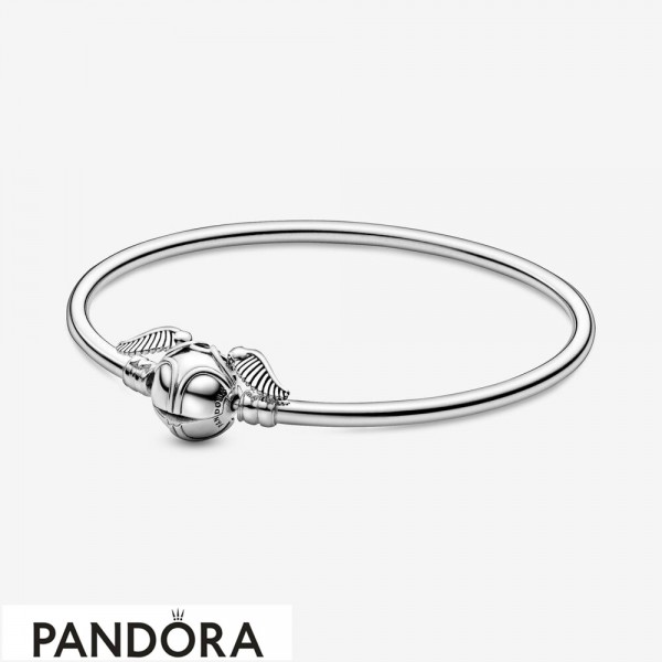 Pandora Jewellery Moments Harry Potter Golden Snitch Clasp Bangle