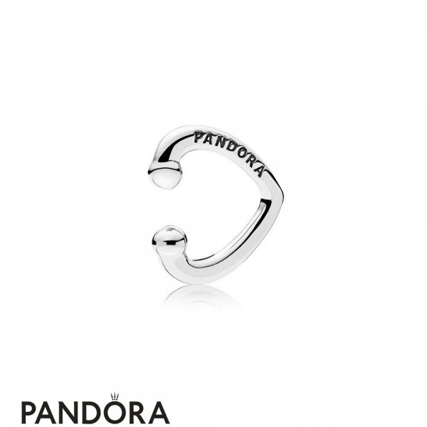 Women's Pandora Jewellery Open Heart Ear Cuff