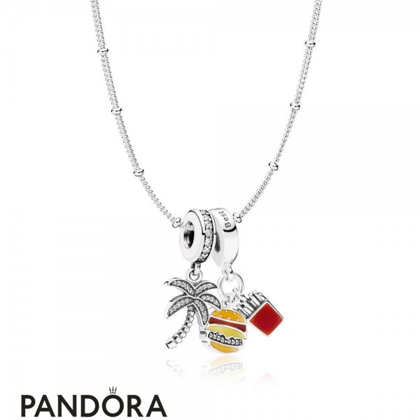 Women's Pandora Jewellery Party In Paradise Necklace Set