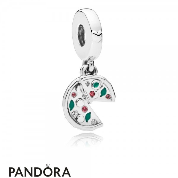 Women's Pandora Jewellery Passion For Pizza Hanging Charm