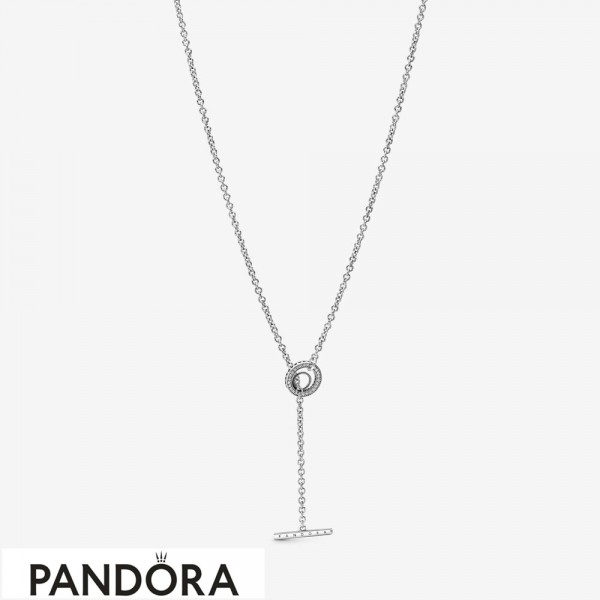 Women's Pandora Jewellery Pave Circle Logo T