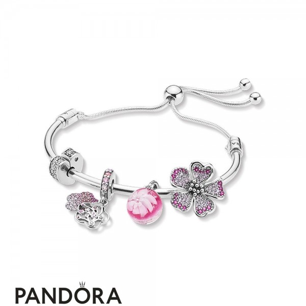 Women's Pandora Jewellery Peach Blossom Bracelet