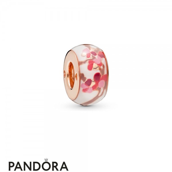 Women's Pandora Jewellery Peach Blossom Flower Spacer