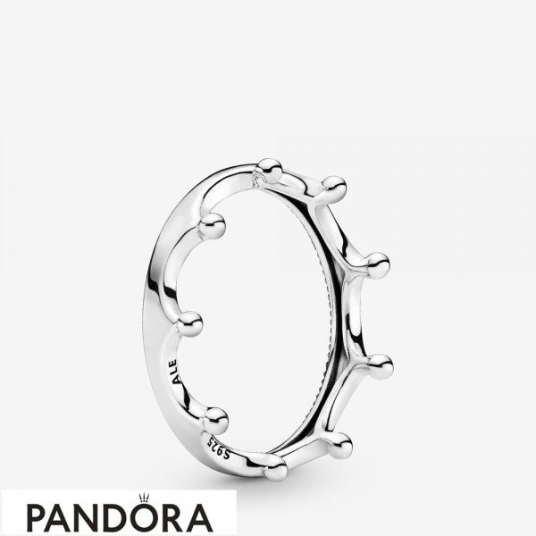 Women's Pandora Jewellery Polished Crown Ring