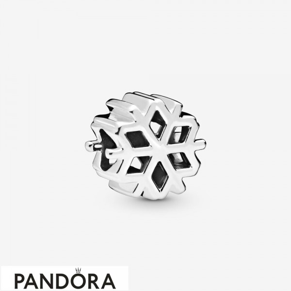 Women's Pandora Jewellery Polished Snowflake Charm