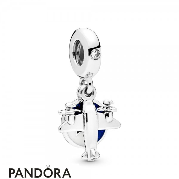 Women's Pandora Jewellery Propeller Plane Dangle Charm