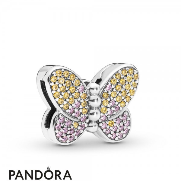 Pandora Jewellery Reflexions Bedazzling Butterfly Clip Charm