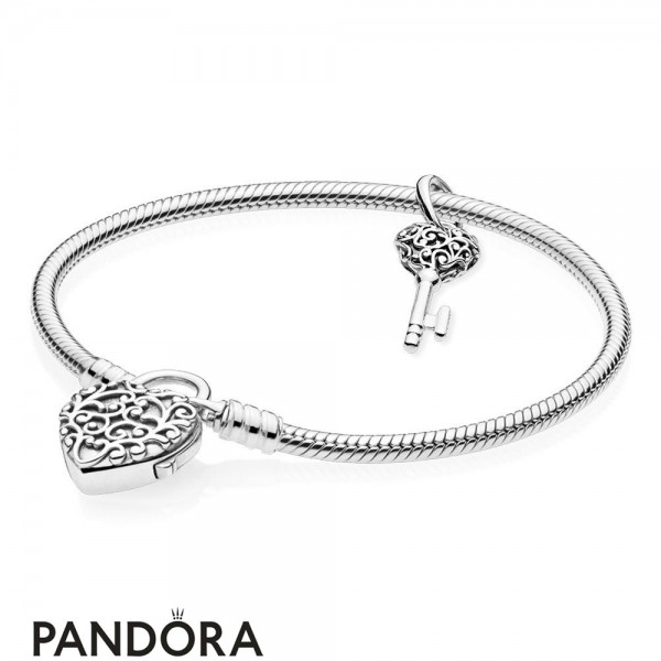 Women's Pandora Jewellery Regal Pattern Bracelet Set