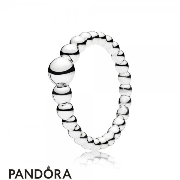 Women's Pandora Jewellery Ring Of Pearls In Silver