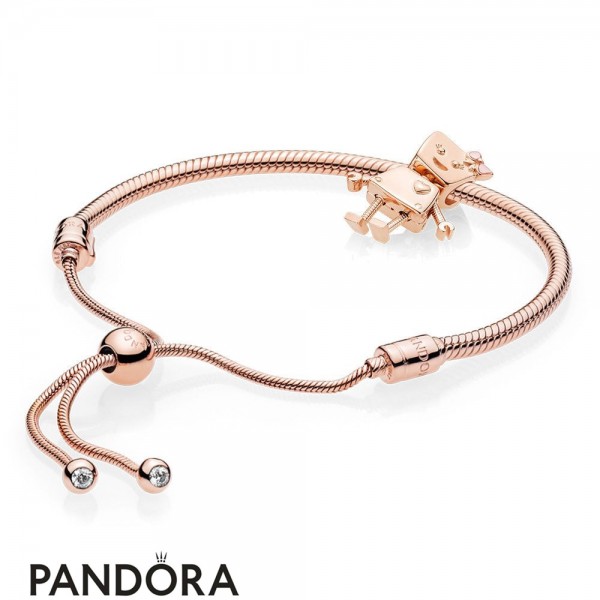 Women's Pandora Jewellery Rose Bella Bot Bracelet Set