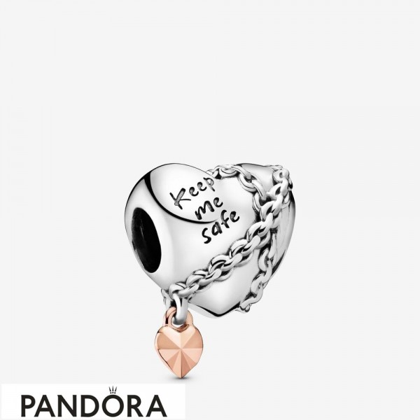 Pandora Jewellery Rose Chained Heart Charm