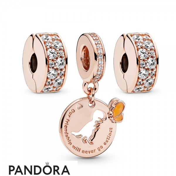 Pandora Jewellery Rose Dinosaur & Butterfly Friendship Charm Pack
