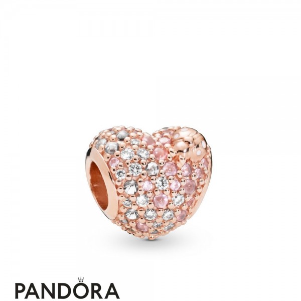 Pandora Jewellery Rose Gleaming Ladybird Heart Charm