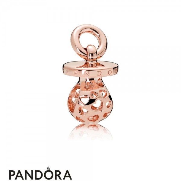 Pandora Jewellery Rose Harmonious Hearts Pacifier Hanging Charm