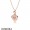 Pandora Jewellery Rose Logo Heart Necklace
