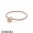 Pandora Jewellery Rose Moments Smooth Bracelet With Pandora Jewellery Signature Padlock Clasp