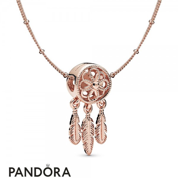 Pandora Jewellery Rose Spiritual Dream Catcher Necklace
