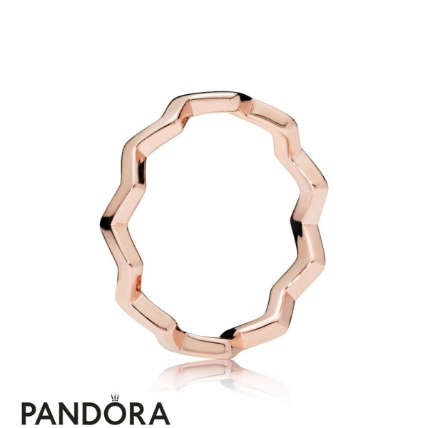 Pandora Jewellery Rose Timeless Zig Zag Ring