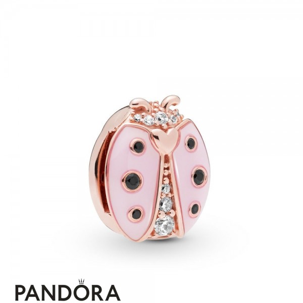 Pandora Jewellery Rose Enamel Pandora Jewellery Rose Reflexions Pink Ladybird Clip Charm