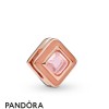 Pandora Jewellery Rose Enamel Pandora Jewellery Rose Reflexions Sparkling Pink Square Clip Charm
