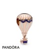 Pandora Jewellery Rose Enamel Blue Blue Hot Air Balloon Charm Pandora Jewellery Rose