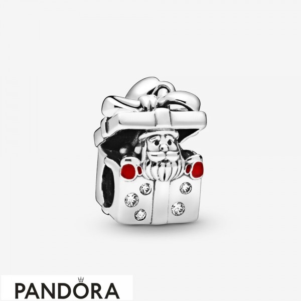 Women's Pandora Jewellery Santa In A Giftbox Charm