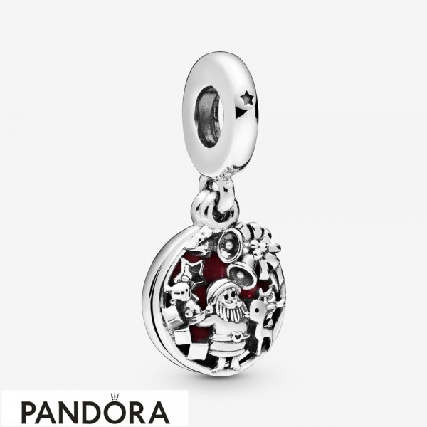 Women's Pandora Jewellery Santa Love Peace Joy Dangle Charm
