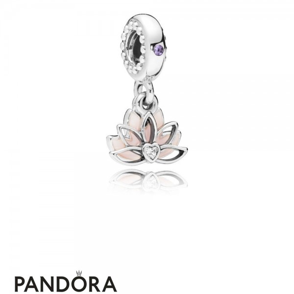 Women's Pandora Jewellery Serene Lotus Flower Hanging Charm