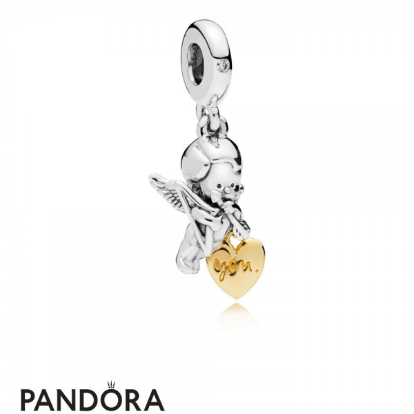 Pandora Jewellery Shine Cupid And You Hanging Charm