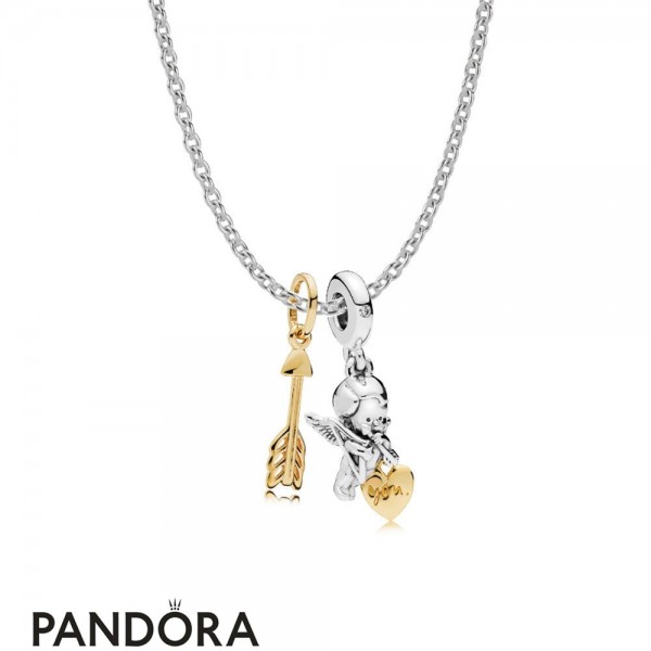 Pandora Jewellery Shine Cupid Strikes Necklace Set