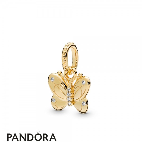 Pandora Jewellery Shine Decorative Butterfly Necklace Pendant
