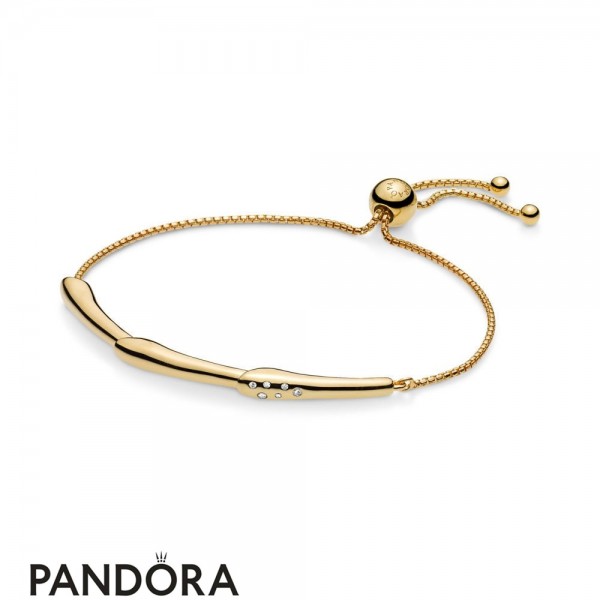 Pandora Jewellery Shine Flower Stem Sliding Bracelet