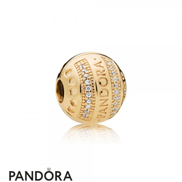 Pandora Jewellery Shine Logo Hearts Clip