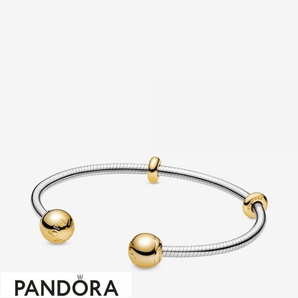 Pandora Jewellery Shine Moments Snake Chain Style Open Bracelet