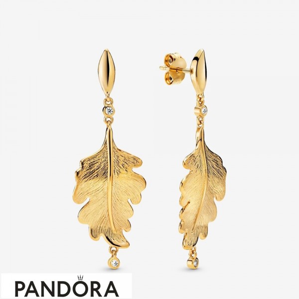 Pandora Jewellery Shine Oak Leaf Earrings