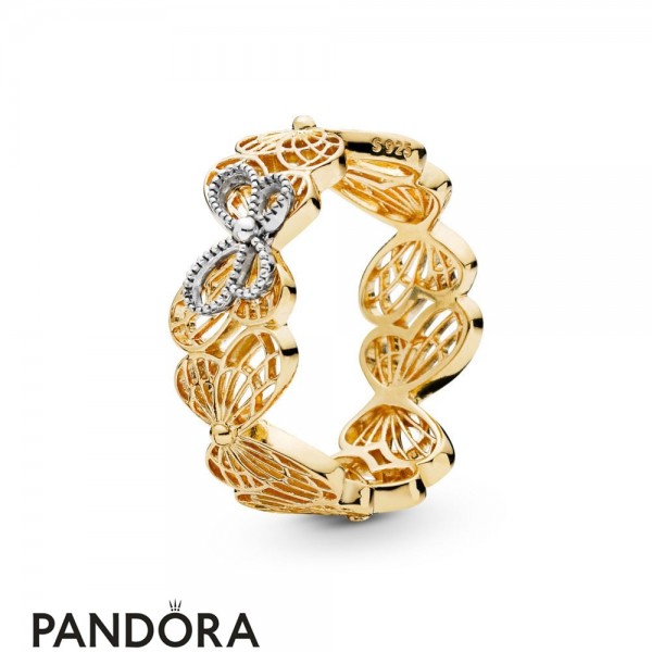 Pandora Jewellery Shine Openwork Butterflies Ring